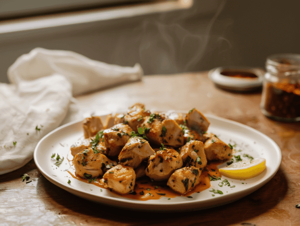 Garlic Butter Chicken Bites Recipe – Easy, Juicy & Ready in 20 Minutes 4 Easy-garlic-butter-chicken-bites-recipe-–-juicy-golden-chicken-in-butter-sauce
