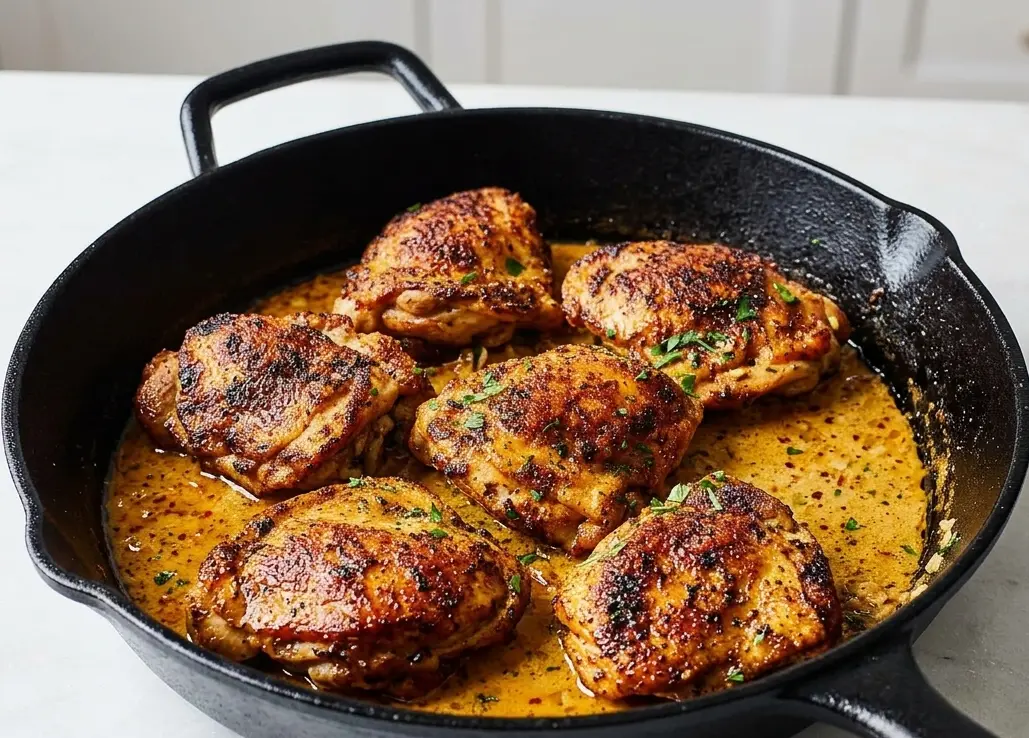 Skillet Chicken Thighs – Crispy, Juicy, and Ready in 30 Minutes
